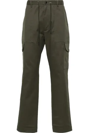 Moncler Logo-patch straight-leg trousers