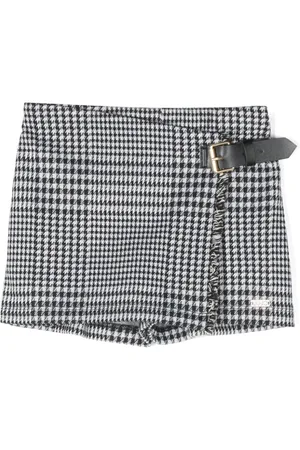 Liu Jo Prince-of-Wales pattern shorts