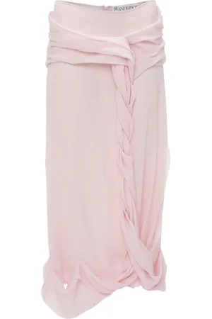 J.W.Anderson Twisted drape midi skirt