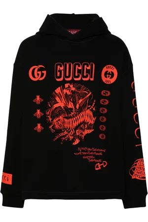 Gucci Logo-embroidered hoodie