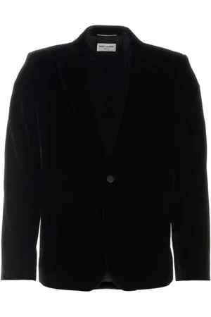 Saint Laurent Single-breasted velvet blazer