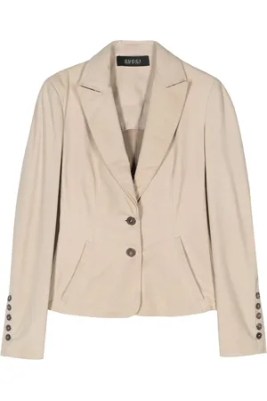 Gucci 2000s leather jacket