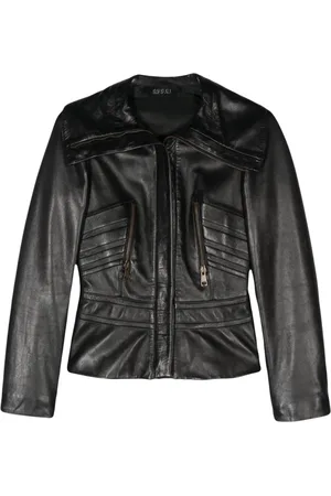 Gucci 2000s leather jacket