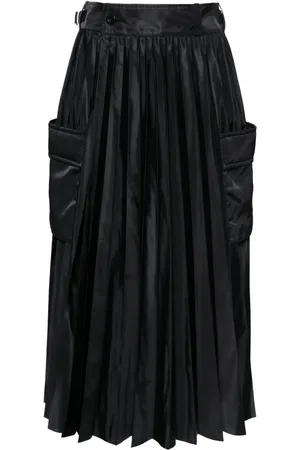 SACAI Pleated midi skirt