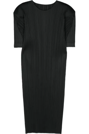 PLEATS PLEASE ISSEY MIYAKE Pleated short-sleeved T-shirt dress