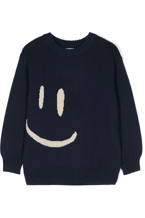 Molo Bello smiley lace knitted jumper