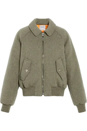 Barrie Knitted bomber jacket