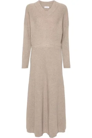 Brunello Cucinelli Ribbed-knit maxi dress