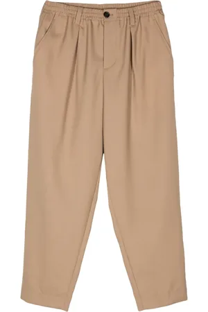 Marni Drawstring-waist virgin-wool trousers