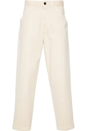 Incotex Logo-embroidered trousers