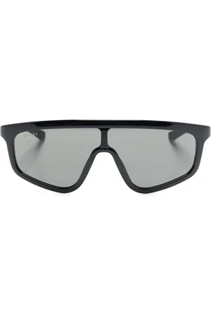 Gucci Shield-frame sunglasses