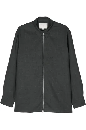 STUDIO NICHOLSON Zip long-sleeve shirt