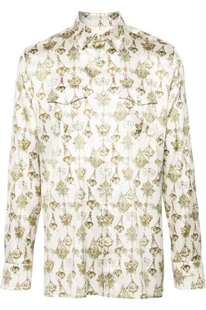 Givenchy Chandelier-print silk shirt