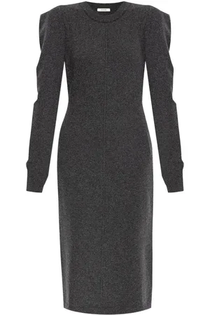 LEMAIRE Crew-neck wool midi dress