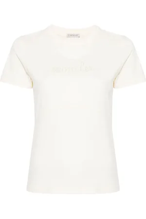Moncler Logo-embroidered cotton T-shirt