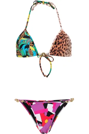 Reina Olga Abstract-print bikini
