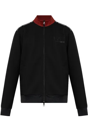 EA7 Logo-print jacket