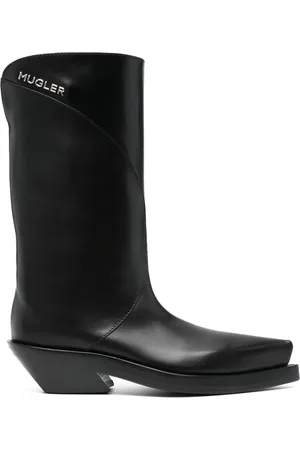 MUGLER Logo-lettering boots