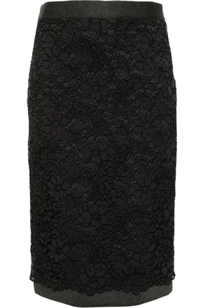 P.A.R.O.S.H. Lace midi skirt