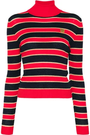 Elisabetta Franchi Striped lurex sweater