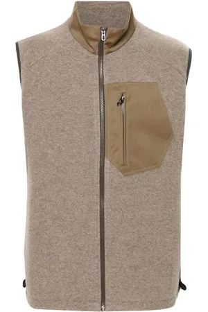 Sease Explorer panelled fleece vest
