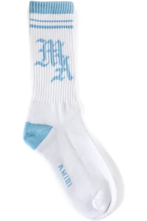 AMIRI MA Varsity logo-intarsia cotton socks