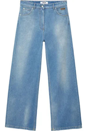 Msgm Low-rise wide-leg jeans