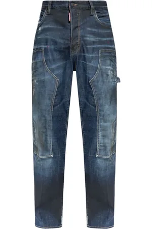 Dsquared2 Panelled loose-fit jeans