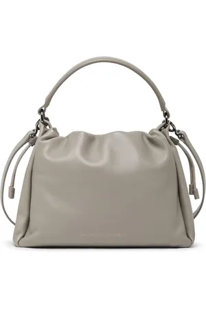 Brunello Cucinelli Small Mellow leather bucket bag