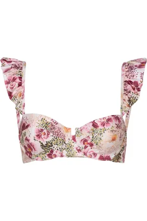Agua by Agua Bendita Kiwi Florecer bikini top