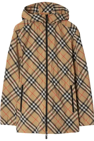 Burberry Nova Check hooded coat