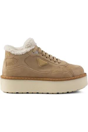 Prada Suede mid-top sneakers