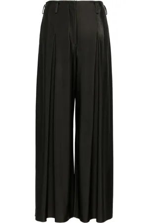 Giorgio Armani Pleated wide trousers