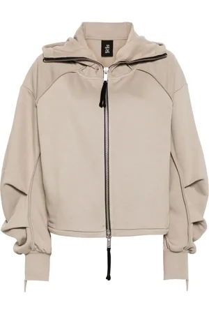 THOM KROM Worked hooded jacket