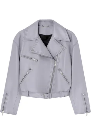 VERSACE Leather biker jacket