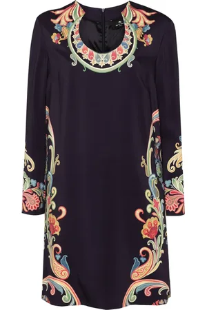 Etro Floral-print midi dress