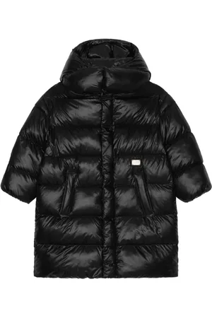Dolce & Gabbana Logo-appliqué padded coat