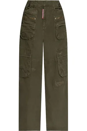 Dsquared2 Mid-rise cotton cargo trousers