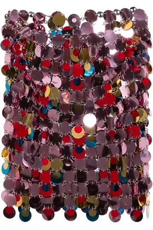 Paco rabanne Discs-design mini skirt