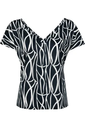 AGNÈS B. Cotton v neck top