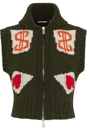 Dsquared2 Sleeveless knit cardigan