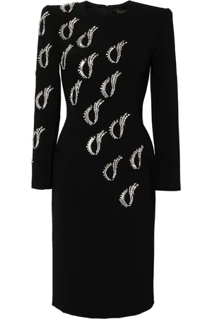Jenny Packham Jealous crystal-embellished midi dress