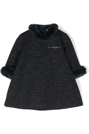 Il gufo Logo-embroidered dress