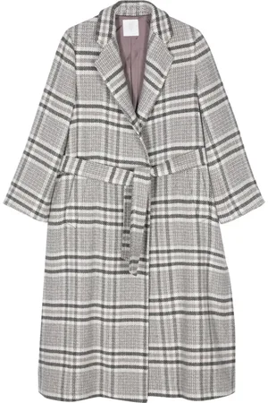 ELEVENTY Plaid-check coat
