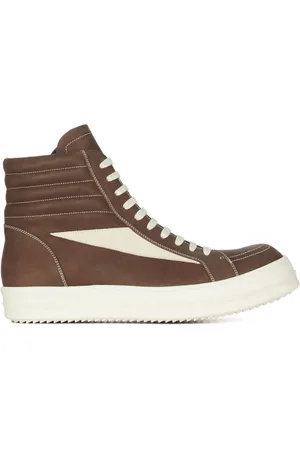 Rick Owens Suede hi-top sneakers