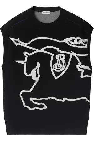 Burberry Logo-knit gilet