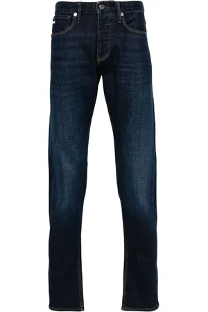 Emporio Armani Logo-appliqué jeans