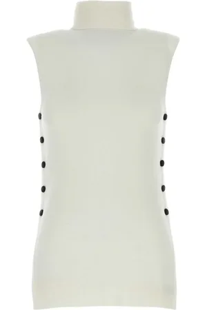 Giorgio Armani Mock-neck wool top