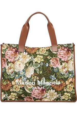 Maison Margiela Large floral-print tote bag