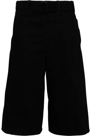 LEMAIRE Twisted belted Bermuda